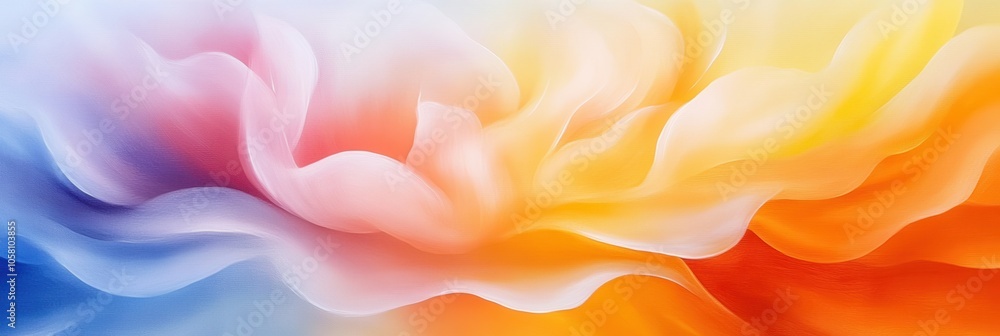 Poster ethereal jellyfish patterns flowing gracefully through vibrant waves of color