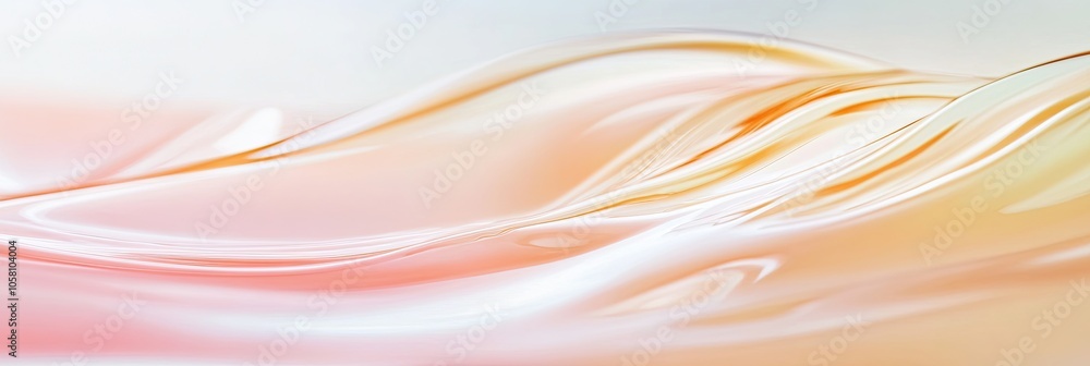 Poster dynamic flow of vibrant liquid colors creating an energetic palette of shapes and curves