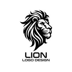 Fototapeta premium Lion Vector Logo Design