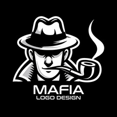 Mafia Vector Logo Design
