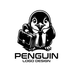 Penguin Vector Logo Design