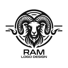 Ram Vector Logo Design