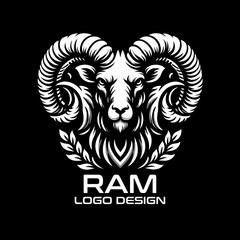Ram Vector Logo Design