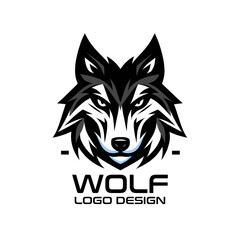 Wolf Vector Logo Design