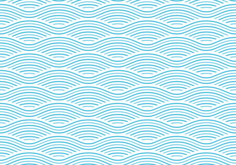 Seamless abstract pattern with waves