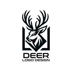 Deer Vector Logo Design