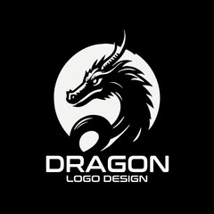 Dragon Vector Logo Design 