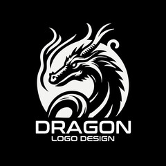 Dragon Vector Logo Design 