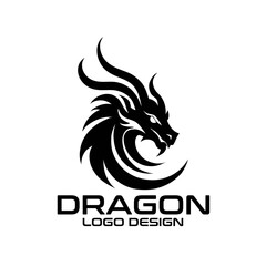 Dragon Vector Logo Design 