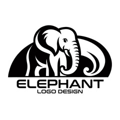 Obraz premium Elephant Vector Logo Design
