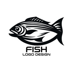 Fish Vector Logo Design 