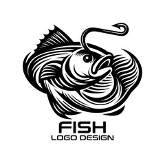 Fish Vector Logo Design 