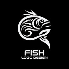 Fish Vector Logo Design 