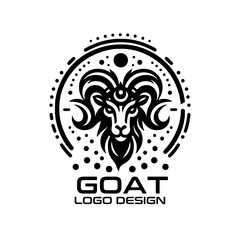 Goat Vector Logo Design