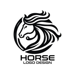 Horse Vector Logo Design