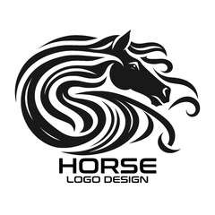 Horse Vector Logo Design