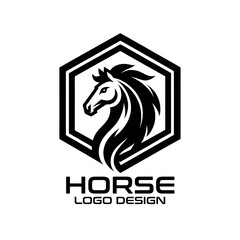 Horse Vector Logo Design