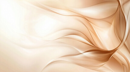 Obraz premium Elegant abstract background with waves, backdrop with light earth tone colors