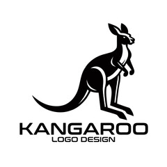 Kangaroo Vector Logo Design