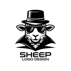 Sheep Vector Logo Design