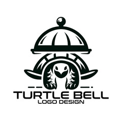 Turtle Bell Vector Logo Design