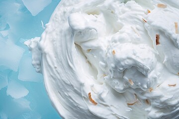 Obraz premium Coconut ice cream texture background