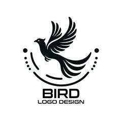 Fototapeta premium Bird Vector Logo Design