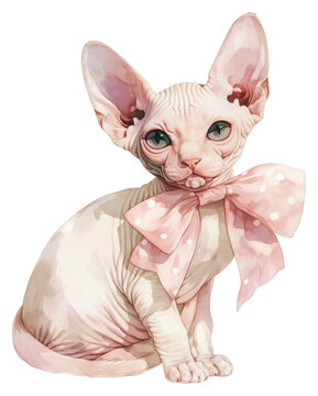 recommend clip art: PNG Coquette Siamese illustration pink cat.