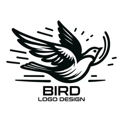Fototapeta premium Bird Vector Logo Design