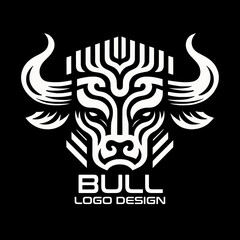 Bull Vector Logo Design 