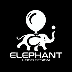 Elephants Vector Logo Design