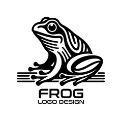 Frog Vector Logo Design