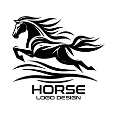 Horse Vector Logo Design