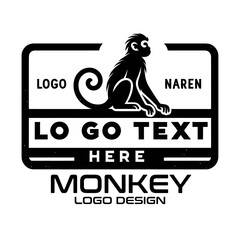 Monkey Vector Logo Design