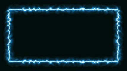 frame laser neon gaming overlay background