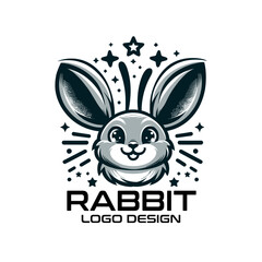 Rabbit Vector Logo Design