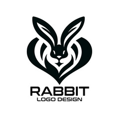 Rabbit Vector Logo Design
