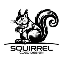 Squirrel Vector Logo Design