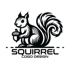 Squirrel Vector Logo Design
