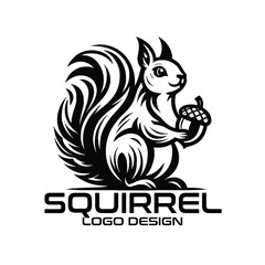 Squirrel Vector Logo Design