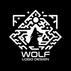 Wolf Vector Logo Design