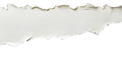 PNG Paper with a torn edge background ripped white.