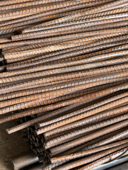 metal sheet with the reinforbar for construction