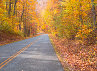 Obraz premium Blue Ridge Parkway in Virginia