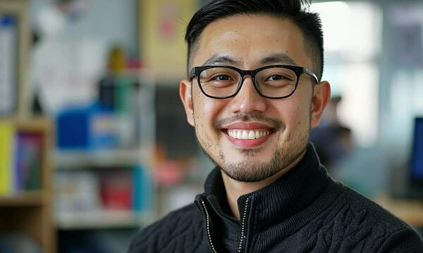 Photo of a school principal