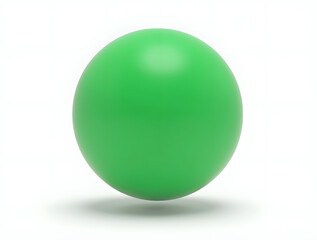 green ball floating