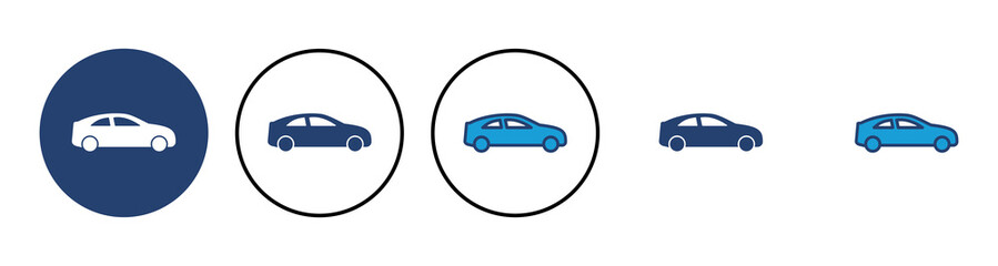 Car icon vector. car vector icon. small sedan