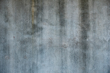 Water stains on an old outdoor concrete wall