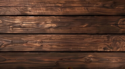 Naklejka premium A rustic dark wood background featuring rich textures, perfect for adding depth and warmth to any design.
