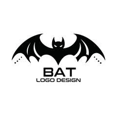 Bat Vector Logo Design